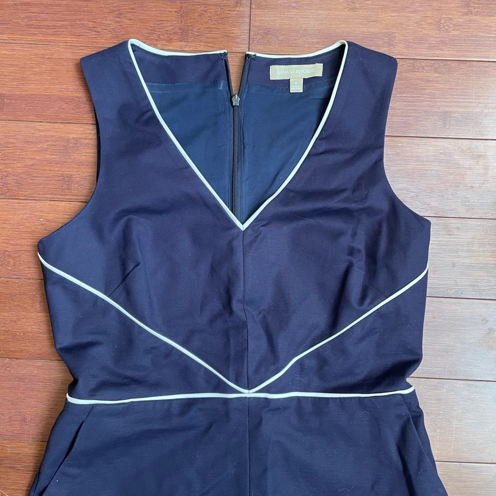 Banana republic navy blue work dress - Picture 2 of 4